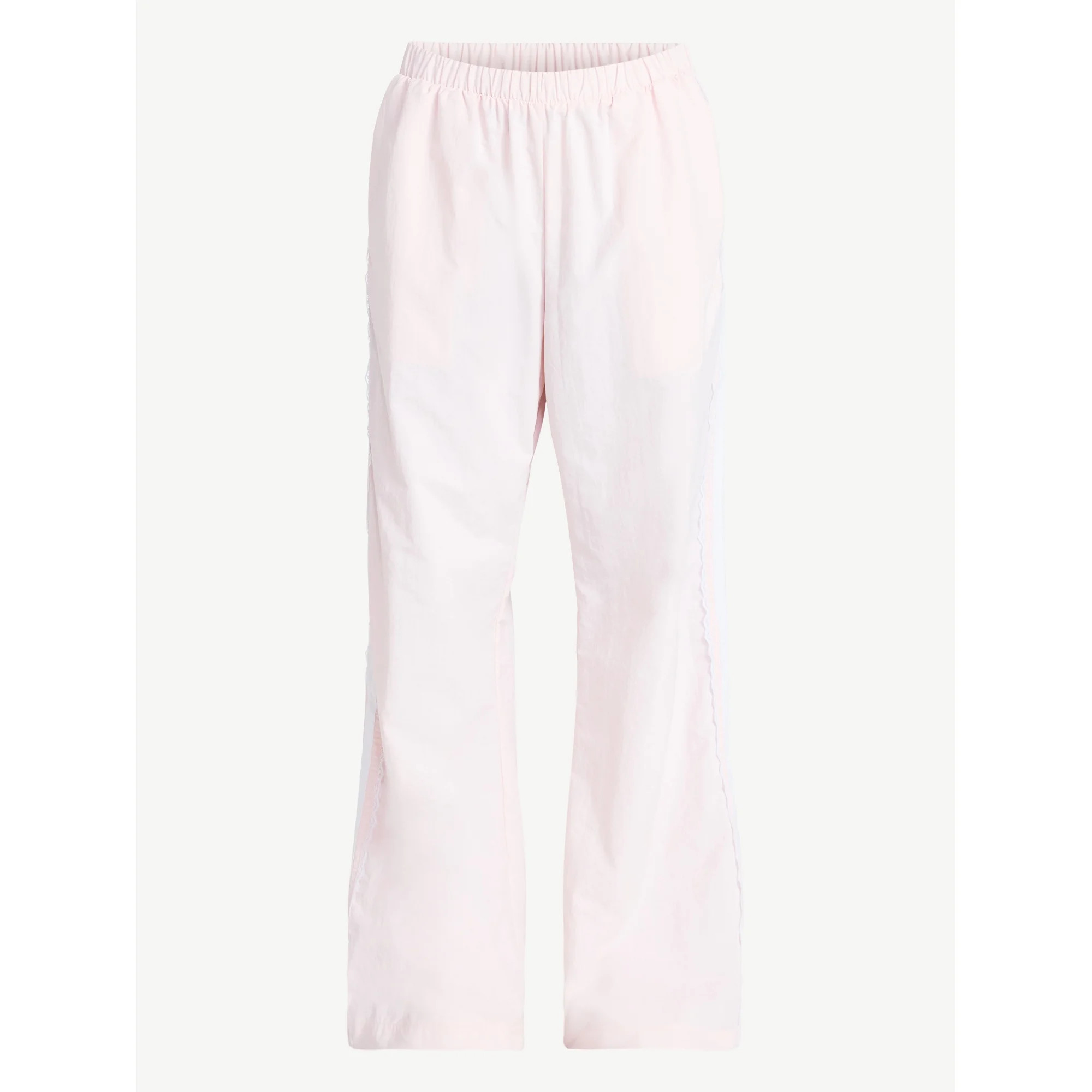 No Boundaries Lace Side Stripe Track Pants, 30.5'' Inseam, Women's XXS-XXL | Walmart (US)