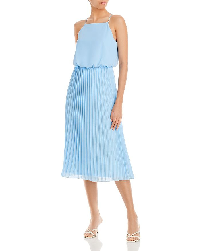 Pleat Skirt Halter Dress | Bloomingdale's (US)