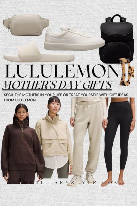 lululemon Mother’s Day Gift Ideas: Treat the mothers in your life or yourself with something from lululemon. New Mom
Bag, tennis shoes, slides, belt bag, leggings, joggers, sweatpants, jacket, sweatshirt, hair clip, athleisure, athletic wear, Mother’s Day gift ideas, workout wear, fitness.

#LTKfitness #LTKGiftGuide #LTKActive