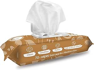 Air Jungles 3in1 Leather Cleaner Wipes 70 Count (Pack of 1), Extra Large 8" x 10" Size Leather Cl... | Amazon (US)