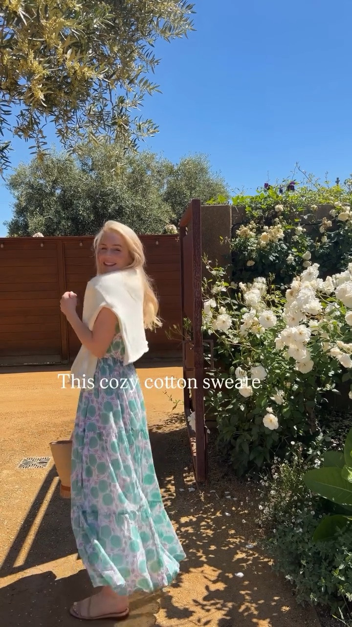 

This spring dress outfit is exactly what I mean when I say I love pieces I can actually live in—elevated, but still easy enough to move, laugh, and spend the whole day in.

I always come back to the same formula: a beautiful print, a fit that always works, and a cozy cotton sweater for later 👌

The cotton voile is everything—light, airy, incredibly soft, and holds up beautifully throughout the day.

Simple, polished, and one of those easy outfits I reach for on repeat—from school events to family gatherings and everything in between 🤍

Save this for your next “I have nothing to wear but want to feel put together” moment.

#springdress #outfitformula tuckernucking outfitideas

#LTKgrwm #LTKootd #LTKTravel
