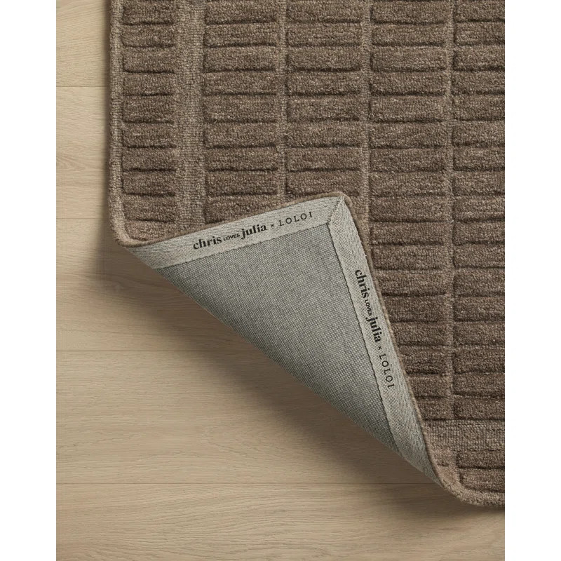 Chris Loves Julia x Loloi Bradley Cocoa / Cocoa Area Rug | Wayfair North America
