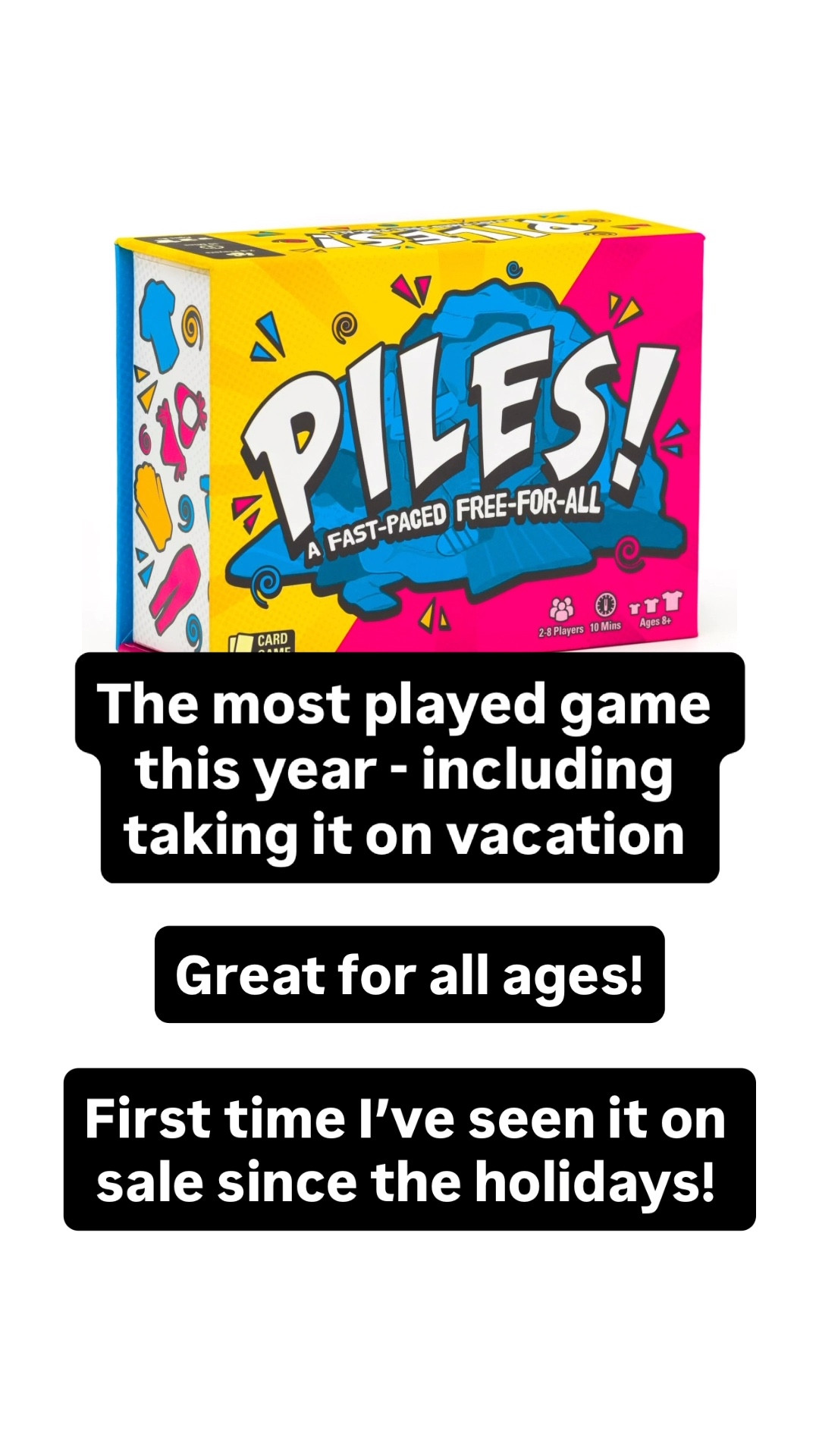 This has been our most played game this year including taking it on vacation.

It’s great for pretty much all ages. And this is the first time I’ve seen it on sale since the holidays!

#LTKKids #LTKSaleAlert