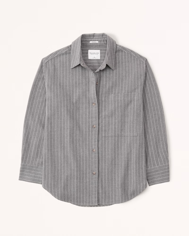 Oversized Flannel Shirt | Abercrombie & Fitch (US)