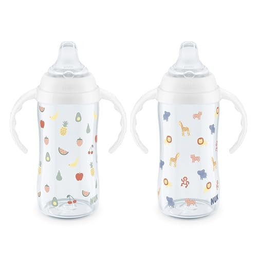 NUK Learner Cup, 8+ Months, Fun Fruits and Animals, Amazon Exclusive Collection, 10 Oz, Pack of 2... | Amazon (US)