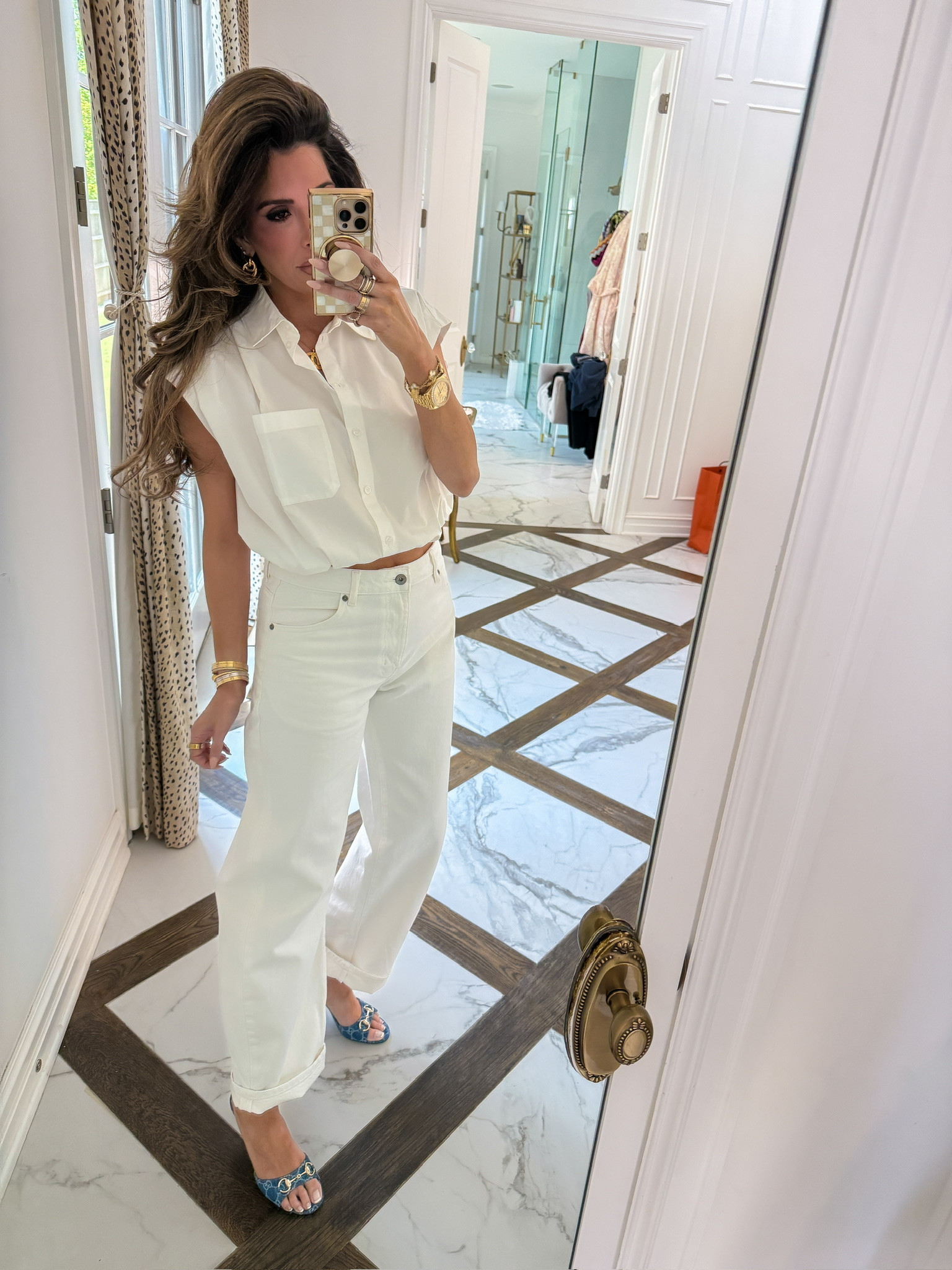This top also comes in a really pretty blue! Wearing a medium!! 

Zara fashion, Zara finds, Gucci, Guccis heels, White jeans, High waisted jeans, Summer outfits, Church outfits, Workwear, Emily Gemma

#LTKootd #LTKSeasonal #LTKdayinmylife