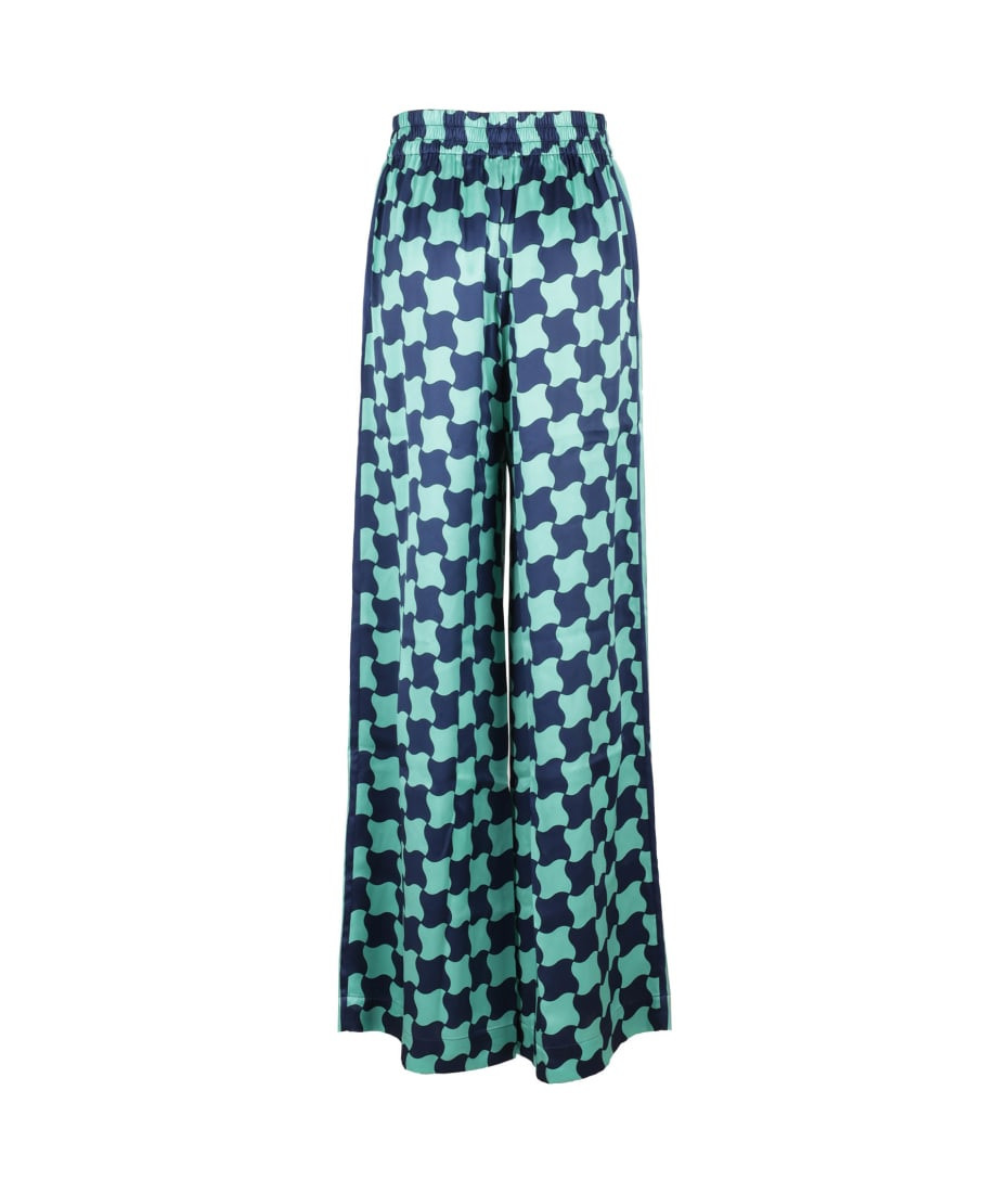 Printed Wide Leg Trousers | Italist.com US