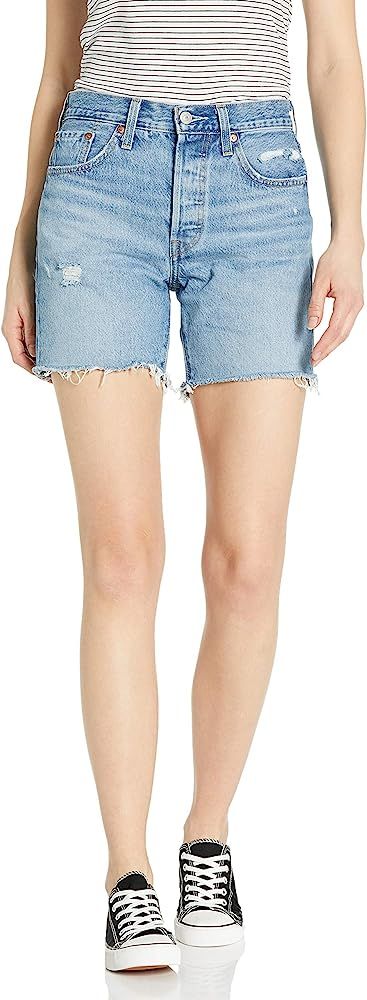 Women's Premium 501 Mid Thigh Short | Amazon (US)