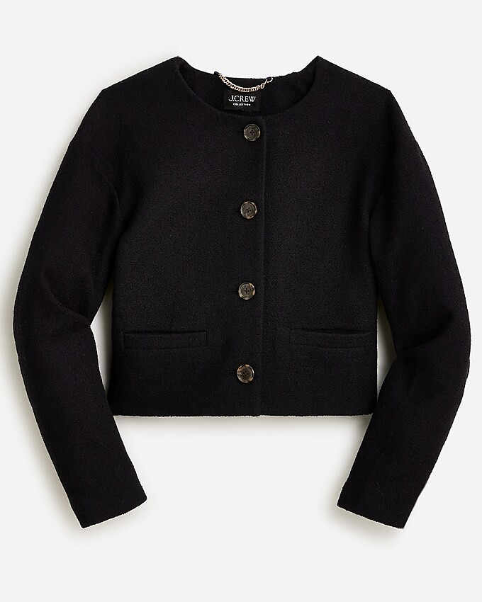 Collection lady bomber jacket in cotton bouclé | J. Crew US
