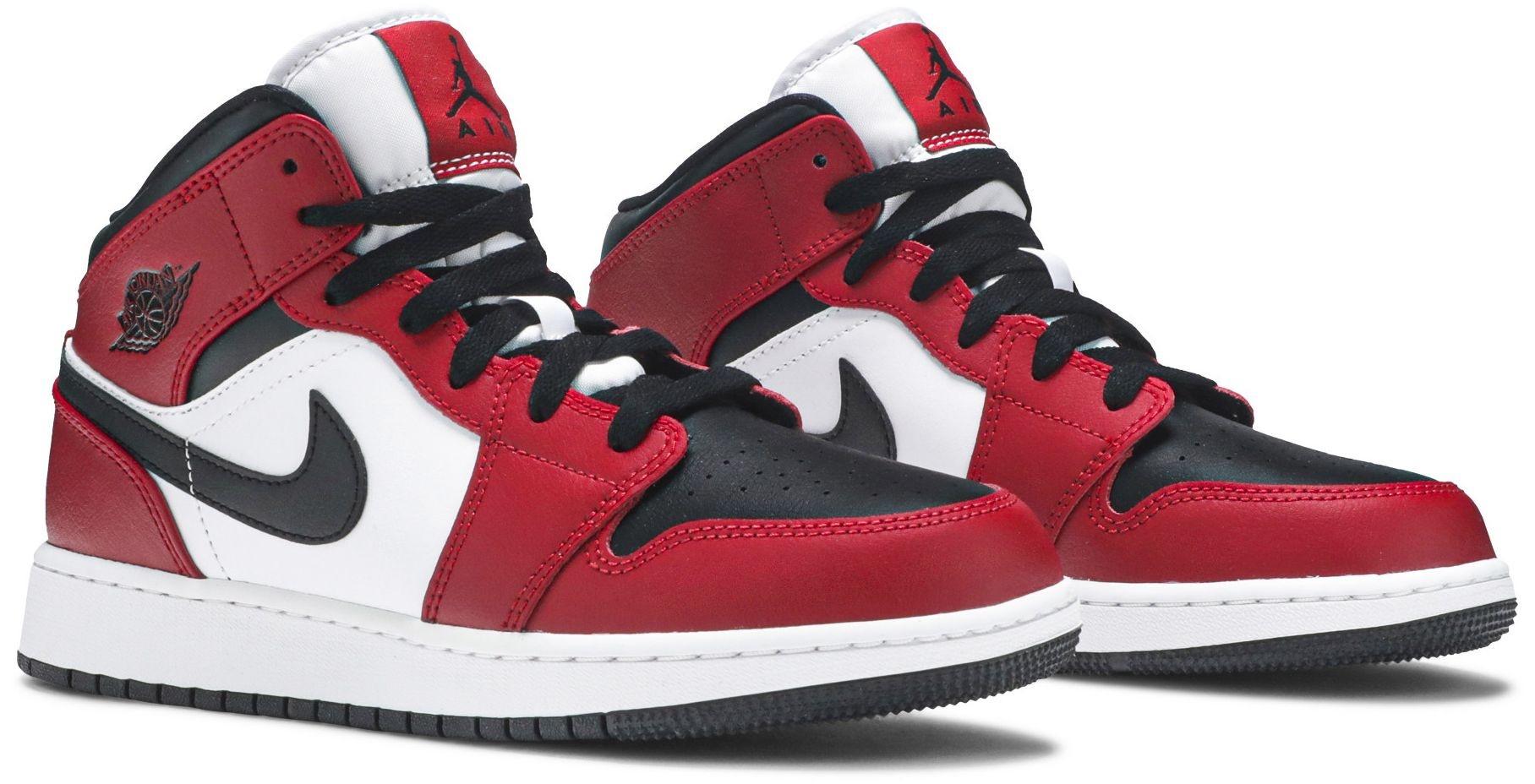 Air Jordan 1 Mid GS 'Chicago Black Toe' | GOAT