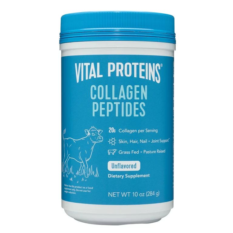 Vital Proteins Collagen Peptides Supplement Powder, Unflavored, 10 oz | Walmart (US)