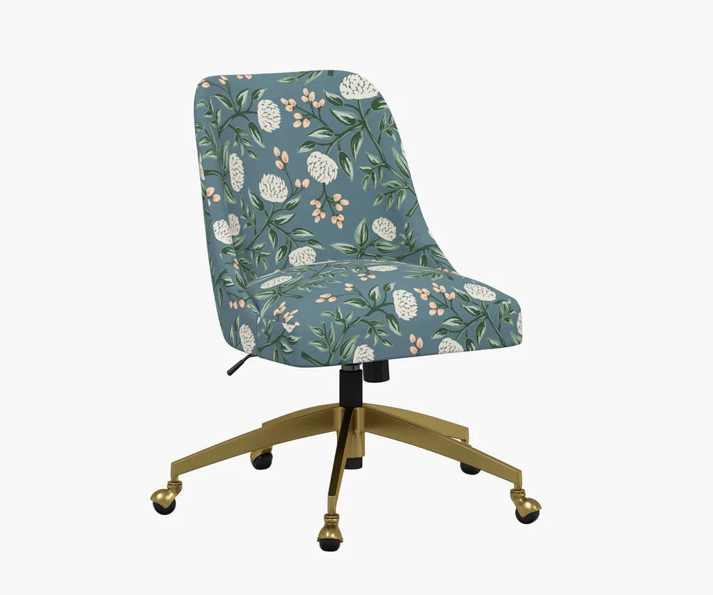 Oxford Desk Chair - Peonies | Rifle Paper Co.