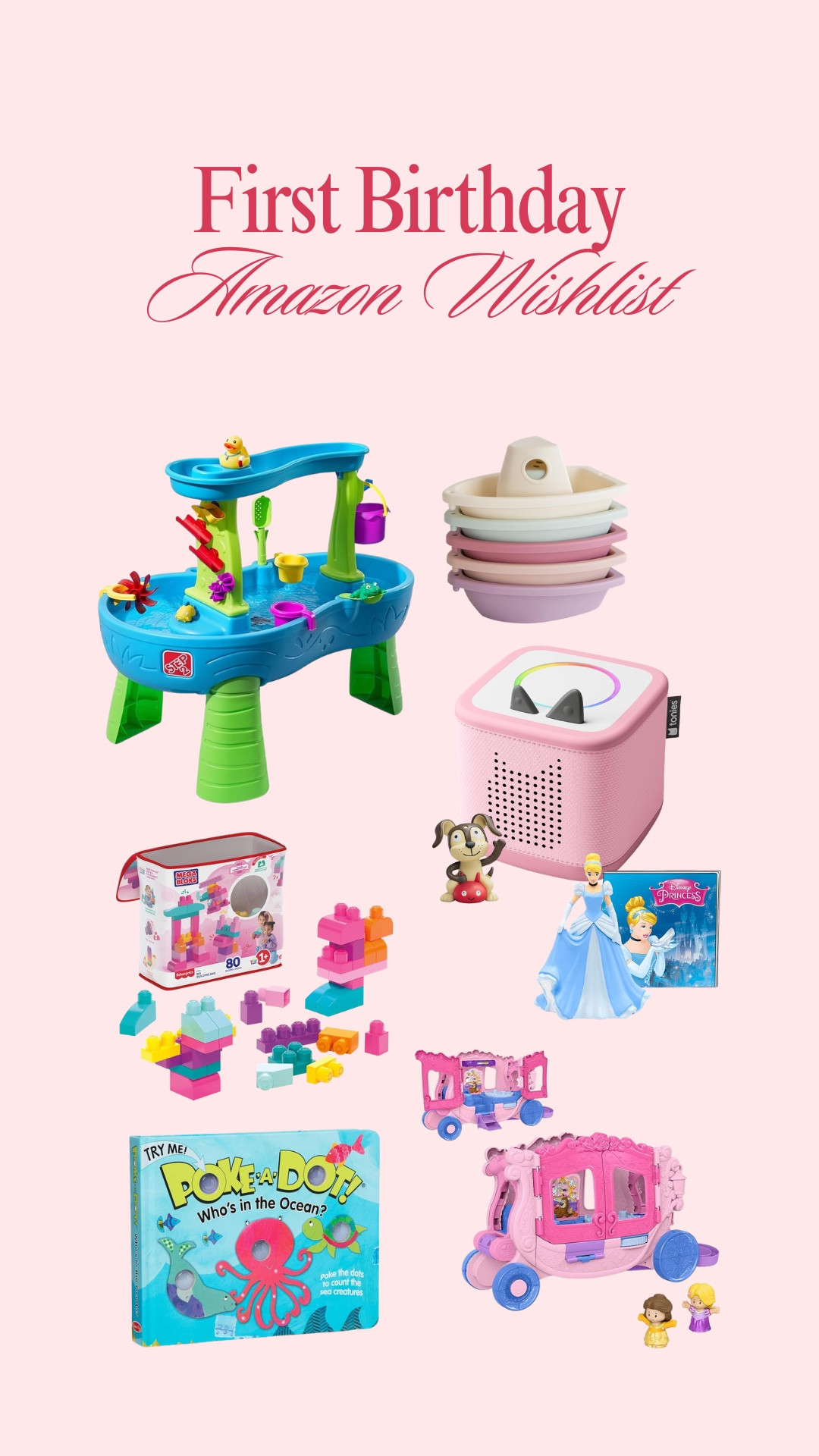 Looking for the best first birthday gift ideas? 🎁✨ I’m sharing everything our little girl received for her first birthday—including so many favorites that were on our Amazon gift registry! From educational toys and pretend play to outdoor fun and everyday essentials, these are gifts she’ll actually use and love as she grows.

I’ve linked all of our favorite first birthday gift ideas to make shopping a little easier for anyone celebrating a one-year-old! 🤍

#LTK #LTKKids #FirstBirthday #FirstBirthdayGifts #OneYearOld #ToddlerToys #GiftIdeasForToddlers #AmazonFinds #AmazonRegistry #ToddlerMustHaves #MontessoriToys #EducationalToys #MomFinds #GiftGuide #BabyGirlFavorites