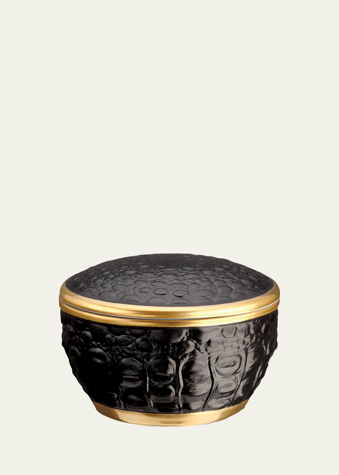 L'Objet Crocodile Round Box | Bergdorf Goodman
