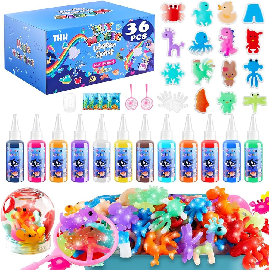 Aqua Fairy Water Gel Kit, Magic Water Elf Toy Kit, Toys Gifts for 3-12 Year Old Boys Girls Kids, ... | Amazon (US)
