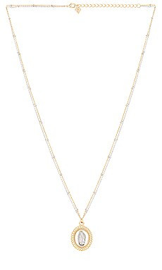 Joy Dravecky Jewelry Mary Pendant Necklace in Silver & Gold from Revolve.com | Revolve Clothing (Global)