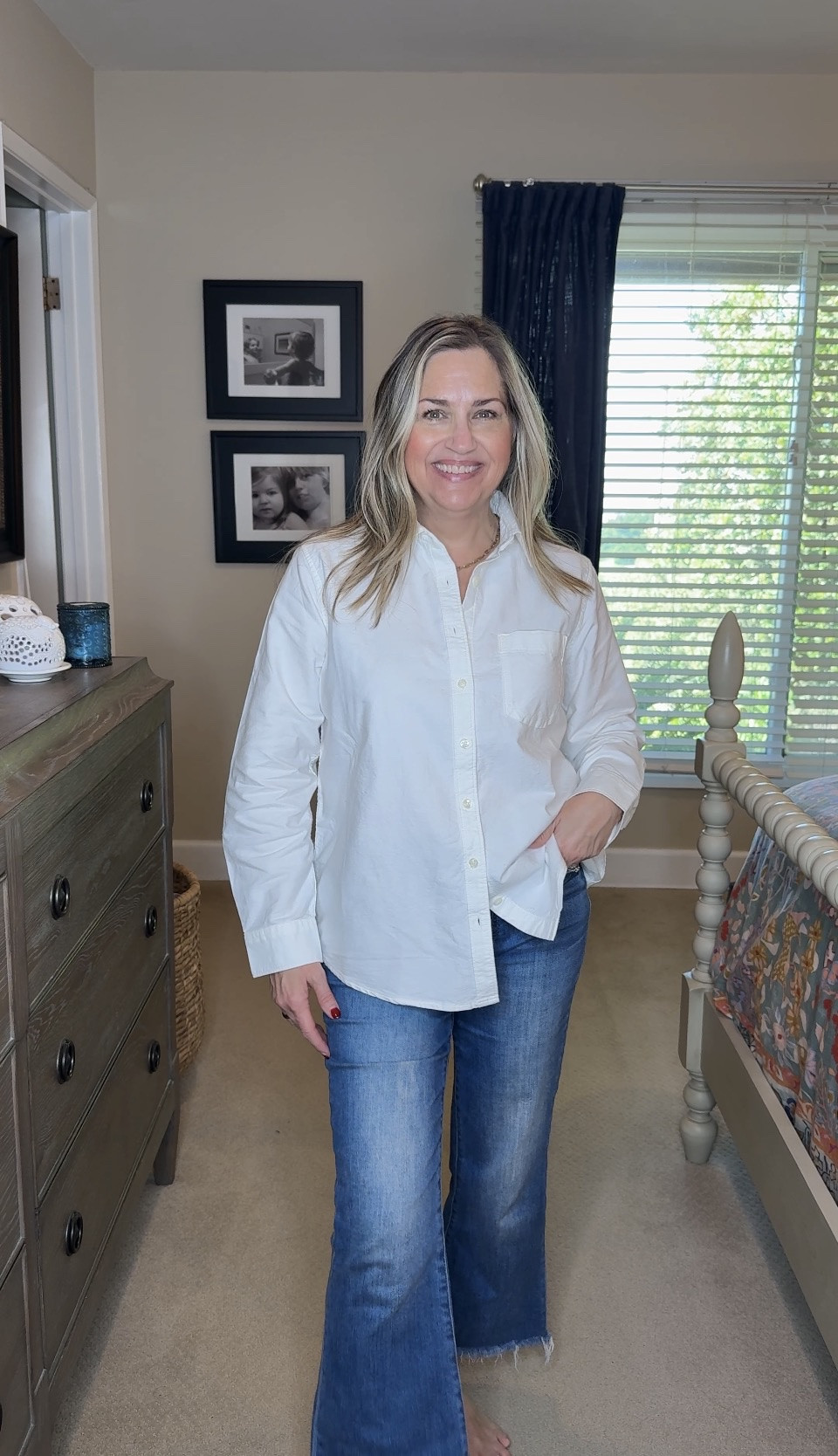 This fabulous oxford is on sale for $37 right now! I love the classic white but it comes in other colors stripes, etc. all their tops are on sale and so many other things are as well   ￼

#LTKOver40 #LTKootd #LTKSpringSale