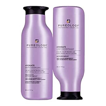 Pureology Hydrate Shampoo | For Dry, Color-Treated Hair | Hydrates & Strengthens Hair | Sulfate-F... | Amazon (US)