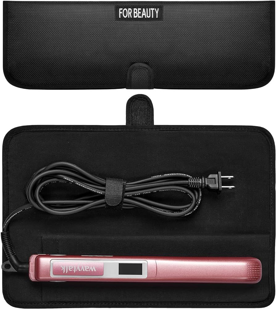 wavytalk Flat Iron Heat Resistant Pouch, Hair Tools Bag for Travelling&Storage, Curling Iron Cove... | Amazon (US)