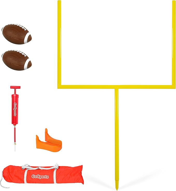 GoSports Football Field Goal Post - 6 or 8 ft Backyard Football Game | Amazon (US)