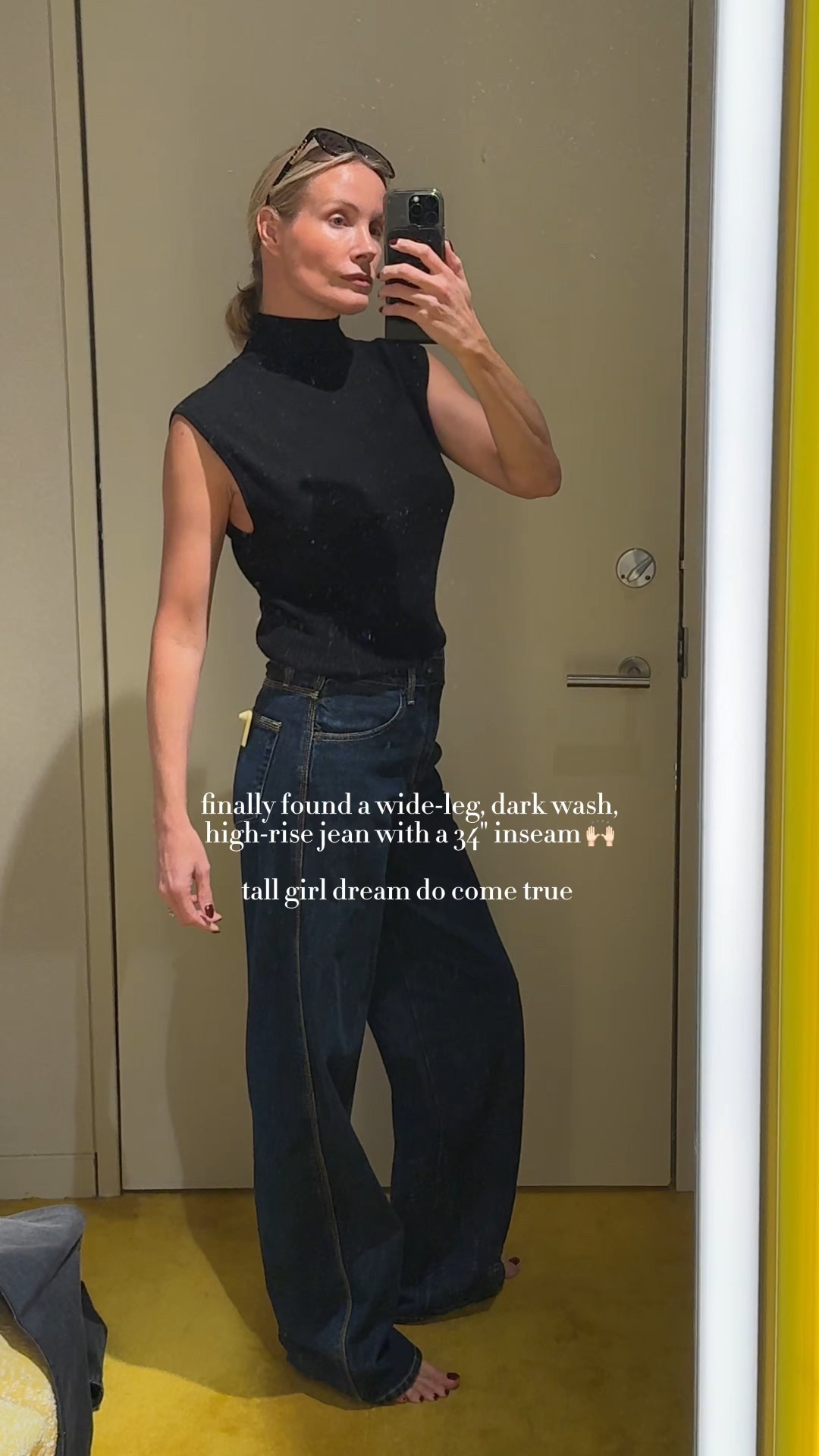 these are normally cuffed but Just LOOK at the length when uncuffed!🙏🏻  tall girl dream realized 

#LTKSeasonal #LTKTall #LTKOver40