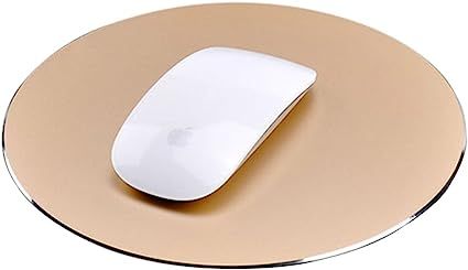 Round Mouse Pad LoiStu Round Aluminum Alloy Mouse Pad Winter and Summer Dual-Use Waterproof Antis... | Amazon (US)
