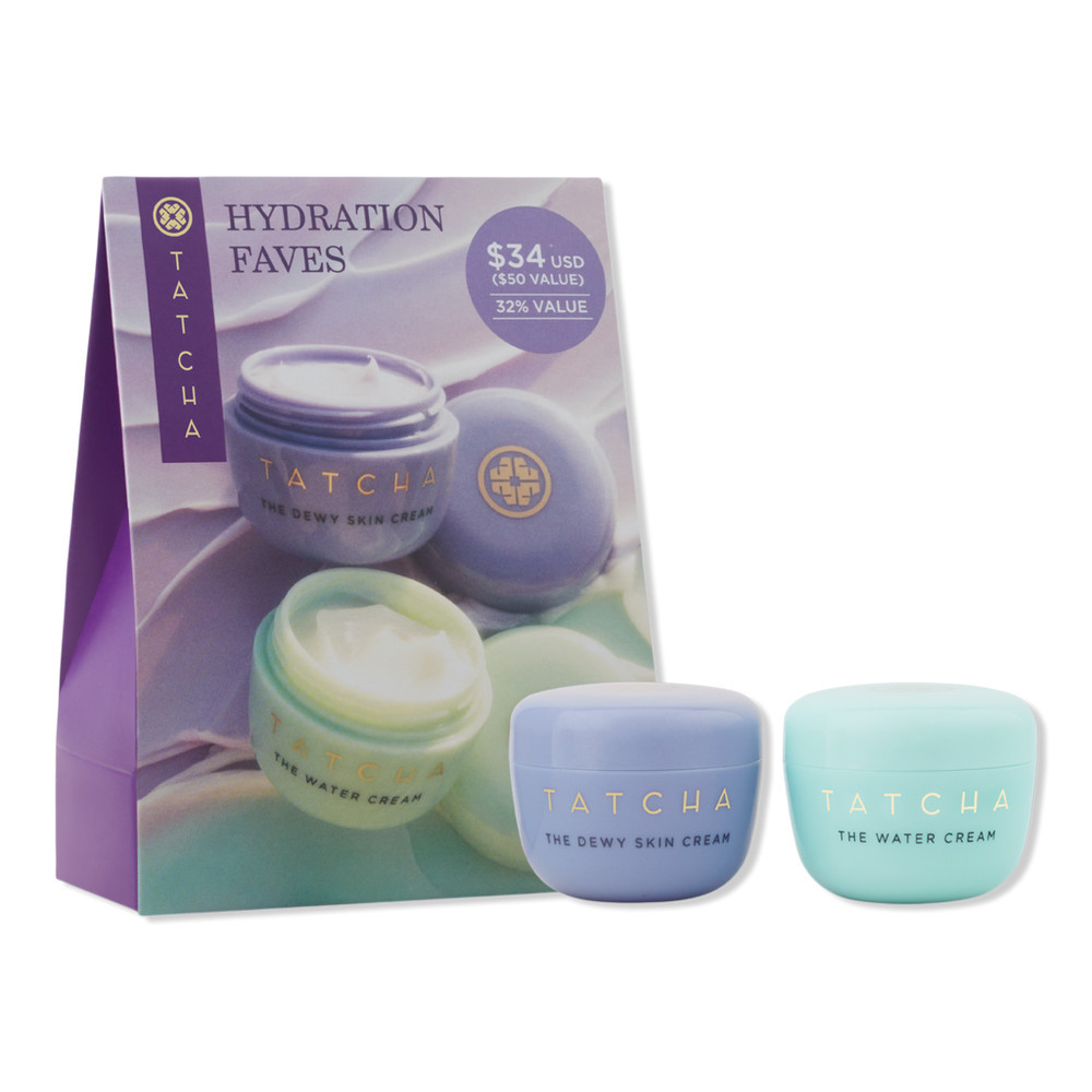 TATCHA Moisturizer Favorites: Dewy Cream & Water Cream Value Set | Ulta