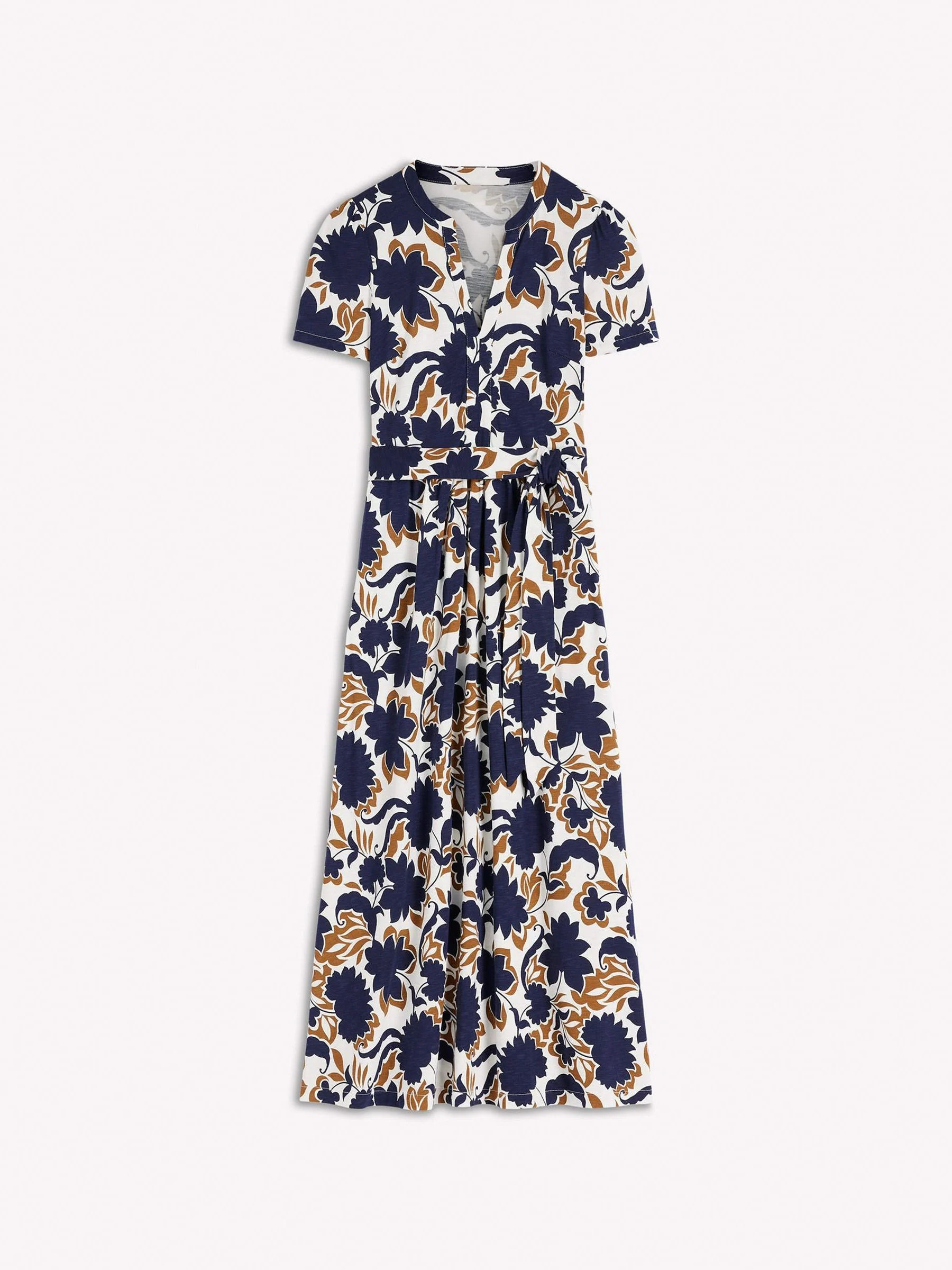 Boden Boden Blue Naomi Jersey Midi Dress | Next US
