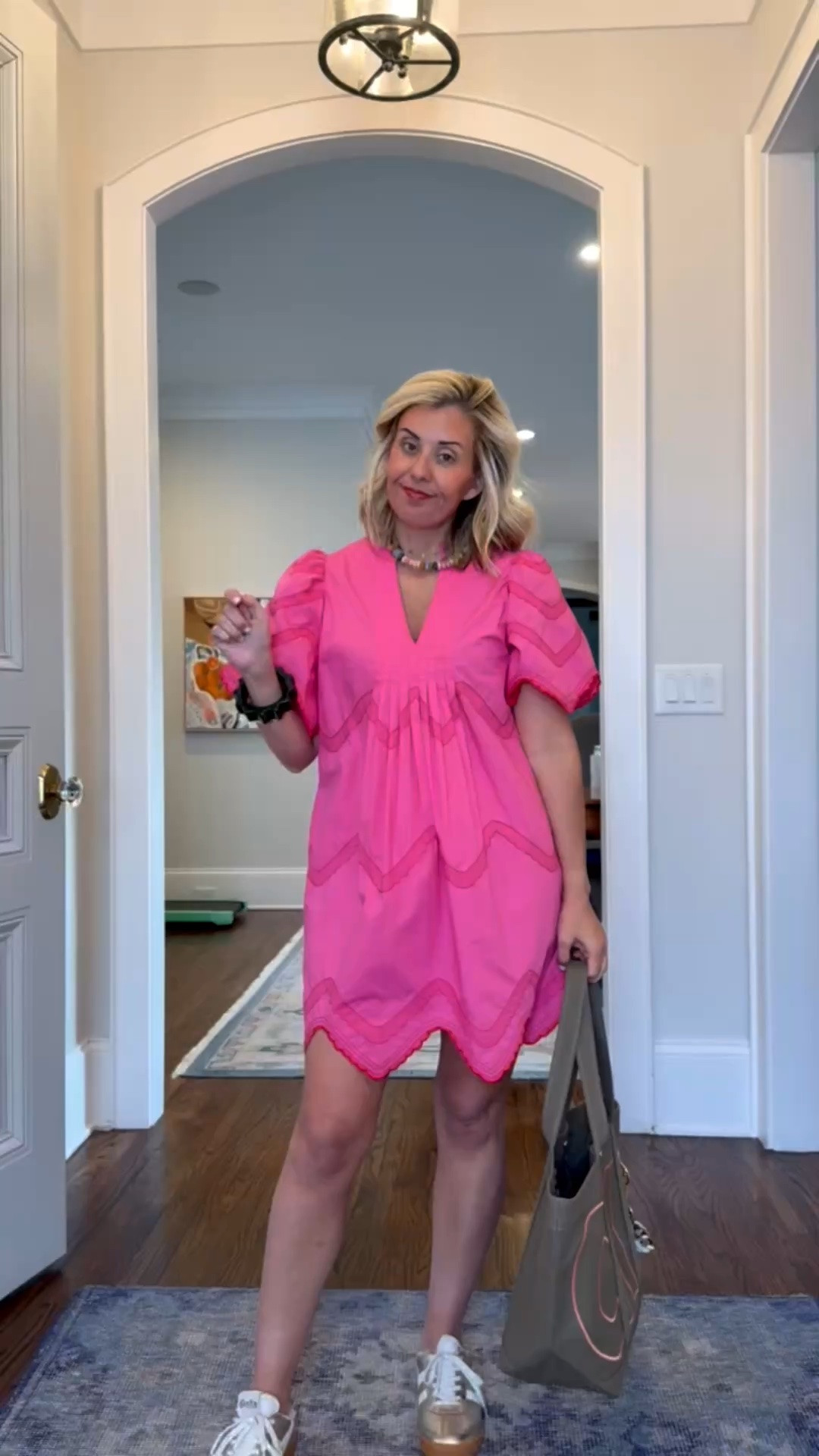 A dress so nice, I bought it twice! Love love this pink!!
Dress - xs 
Shoes - 8

Codes:
Allie + Bess - Catherine20
Erin McDermott - mixandmatch for 25% off

#LTKdayinmylife #LTKmomlife #LTKOver40