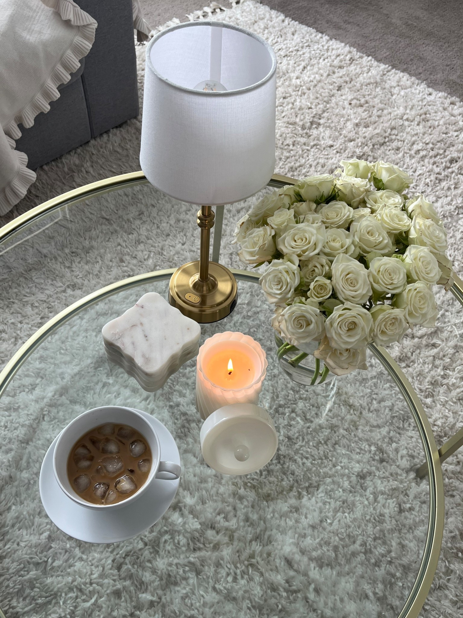 Morning coffee ☕️🤍

Living room, coffee table, entertainment center, console table, couch, home decor, amazon home decor, candles, neutral decor 

#LTKHome