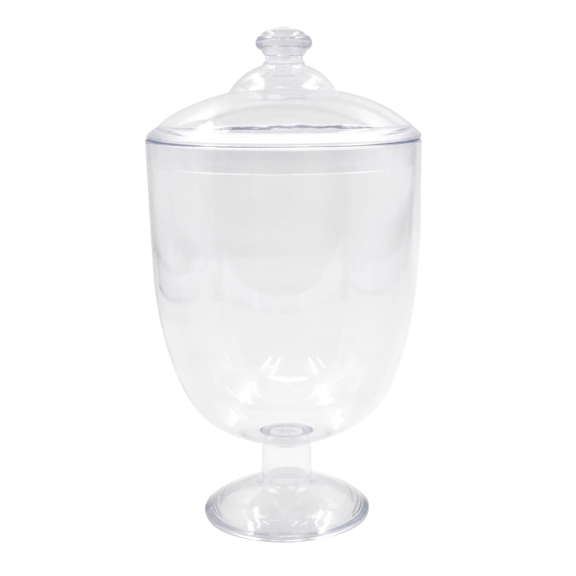 Plastic 81oz Candy Container with Lid, Clear, 1 Count, Party Favors, Way to Celebrate | Walmart (US)