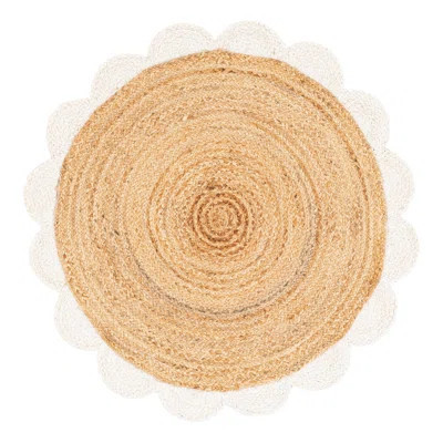 Solid Scallop Braided Jute Rug | Wayfair North America