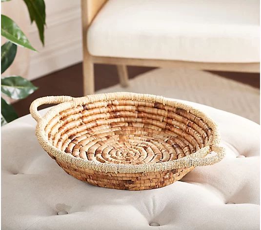 Coiled 16" Seagrass Tray by Lauren McBride - QVC.com | QVC