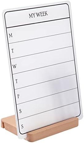 DumanAsen Weekly Planner, Acrylic Dry Erase Board With stand, Weekday Organizer for Home or Class... | Amazon (US)
