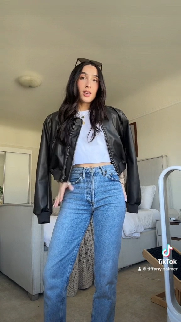 Casual fit for the Giants game today. For jeans I take a 23, bomber is from Zara, size small. Loveee these sneakers too they’re so comfy! All of these are staples in my closet. Sunnies are Bottega Veneta, I couldn’t find them in stock anywhere :(

#LTKitbag #LTKstyletip #LTKfindsunder100