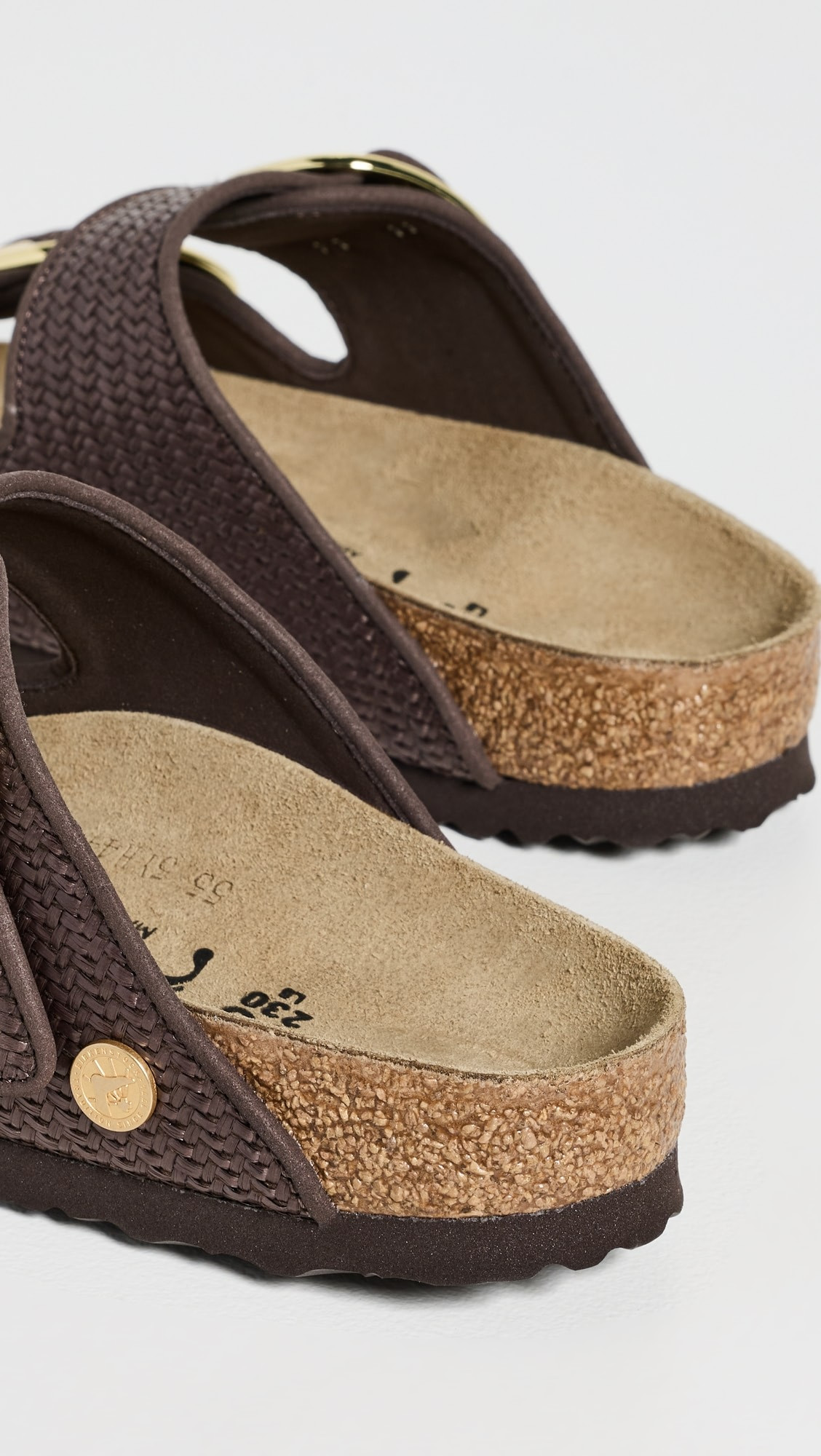 Arizona Big Buckle Raffia Sandals | Shopbop