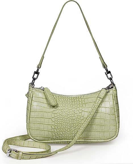 Retro Classic Clutch Shoulder Bag Purse for Women PU leather Crossbody Bag Handbag | Amazon (US)