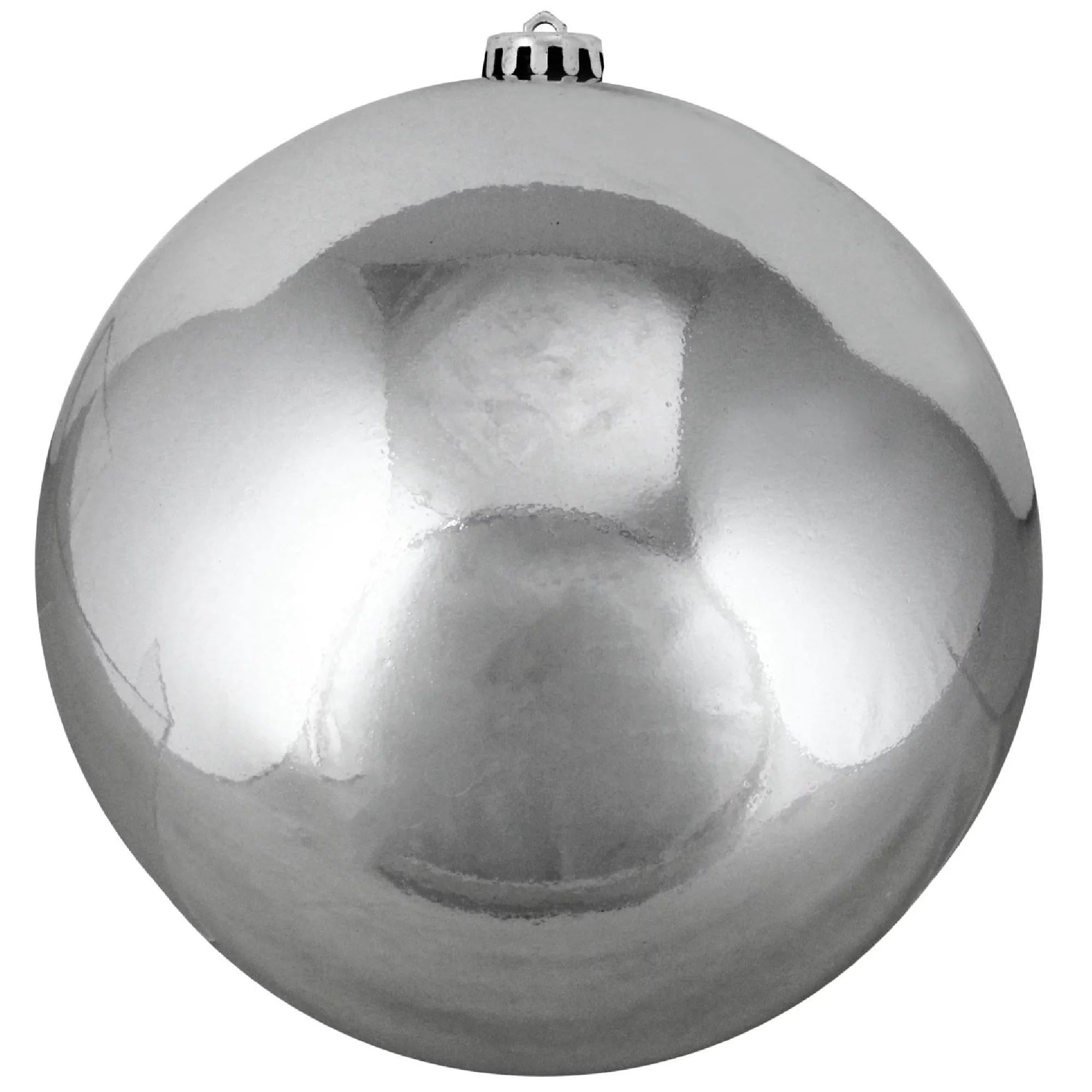 Northlight Shiny Pewter Gray Shatterproof Christmas Ball Ornament 8" (200mm) - Walmart.com | Walmart (US)