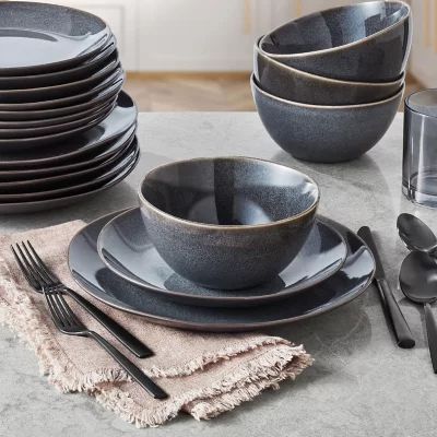 Member's Mark  24 Piece Artisan Collection Stoneware Dinnerware Set - Sam's Club | Sam's Club