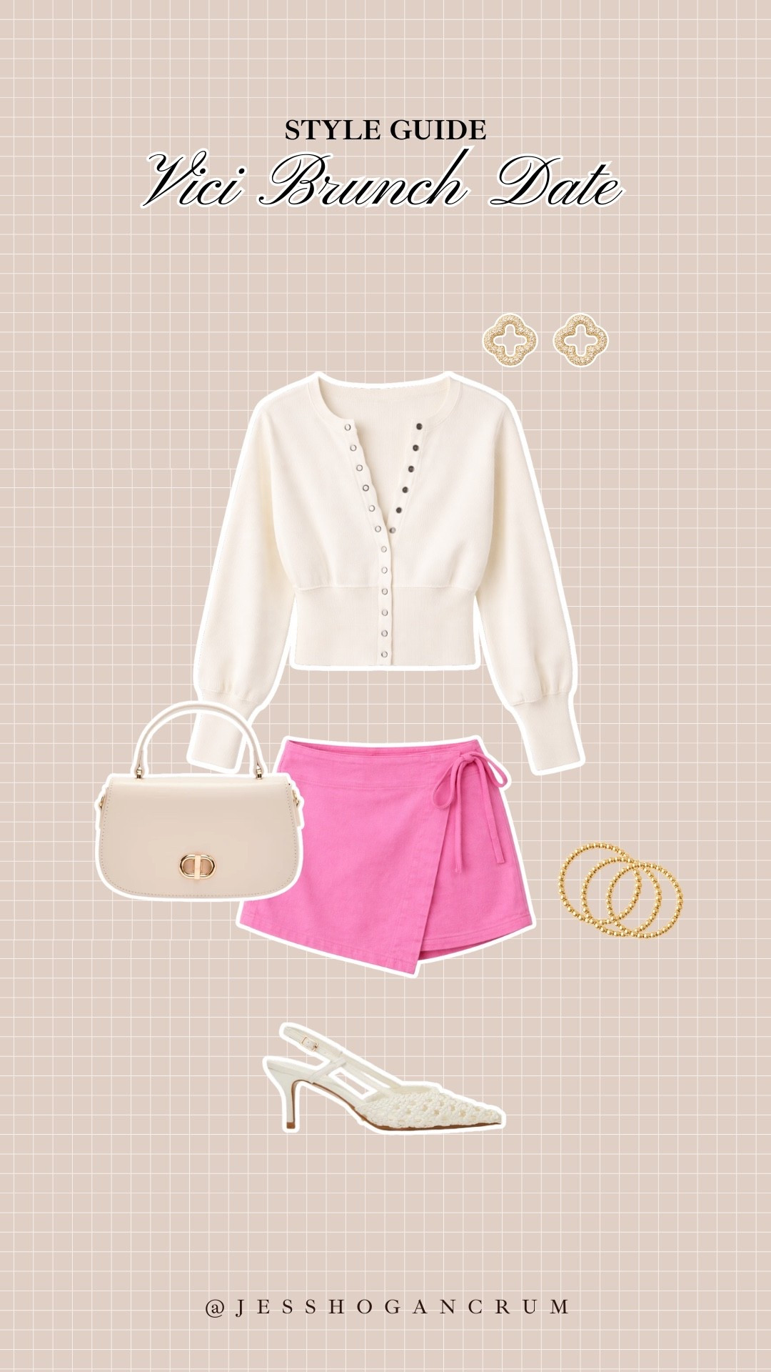 vici date night fit // code: JESSICASAVE35 for 35% off 

pink and white, valentines outfit, pink skort, white sweater 

#LTKValentine #LTKootd