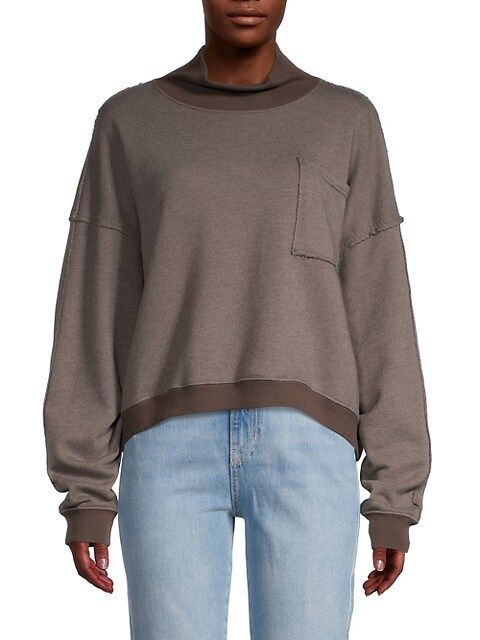 Free People Rae Cowlneck Sweatshirt on SALE | Saks OFF 5TH | Saks Fifth Avenue OFF 5TH