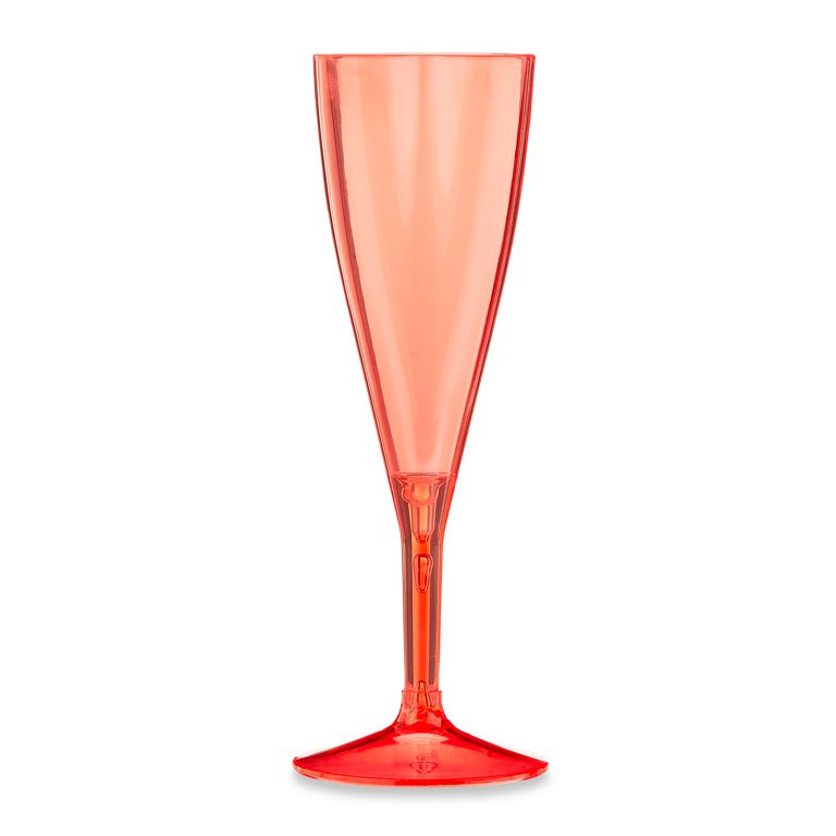 Valentine's Day Red Heart Shape Plastic Champagne Glass by Way To Celebrate | Walmart (US)