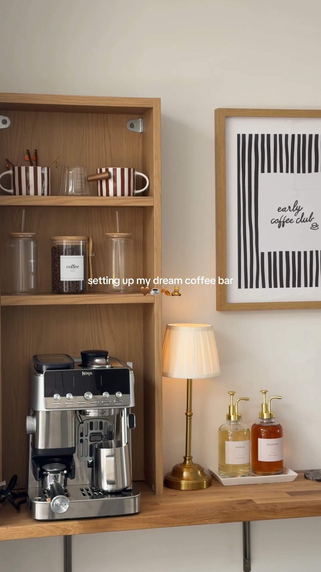 Set up our coffee bar with me 🥹🤎☕️🍂

#LTKuk #LTKhome #LTKautumn