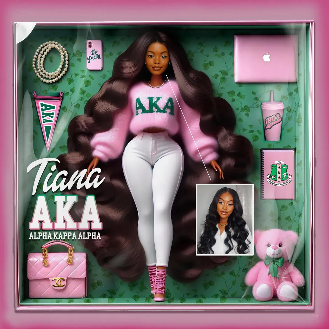 Personalized Sorority Spirit Doll Print: Custom Greek Gift (Digital Download) | Etsy (US)