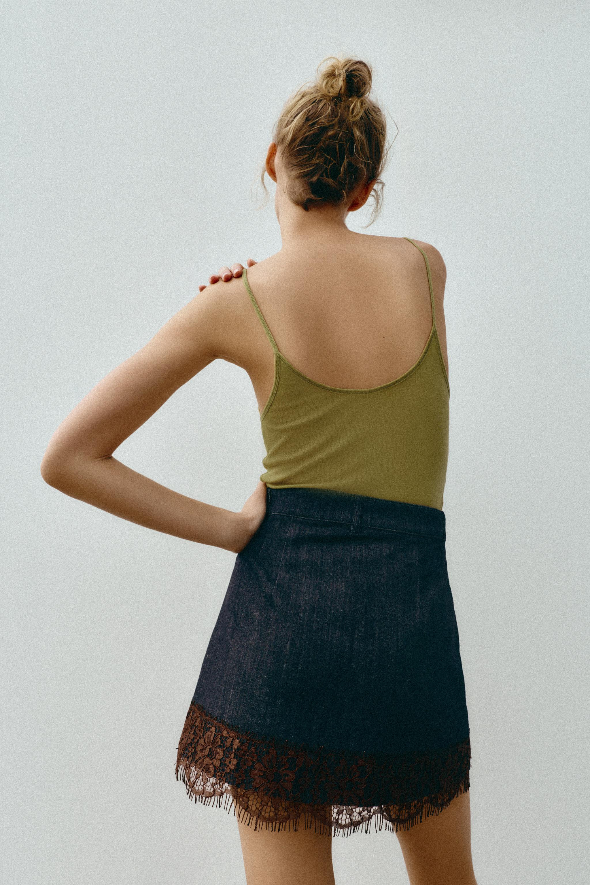 WIDE-LEG PLUSH TROUSERS | Zara UK