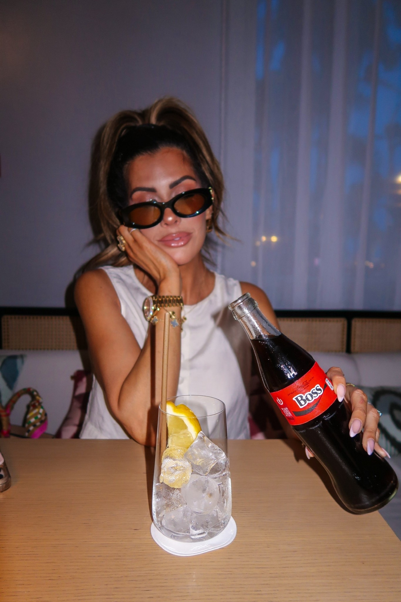 Boss lady drinking a coke in Cannes France! Wearing a size XS in pants and size 2 in the top! 

European summer outfit inspo, Linen set, Two piece set, Summer outfits, Summer outfit inspo, Sunglasses, Sunglass roundup, Emily Ann Gemma

#LTKStyleTip

#LTKTravel