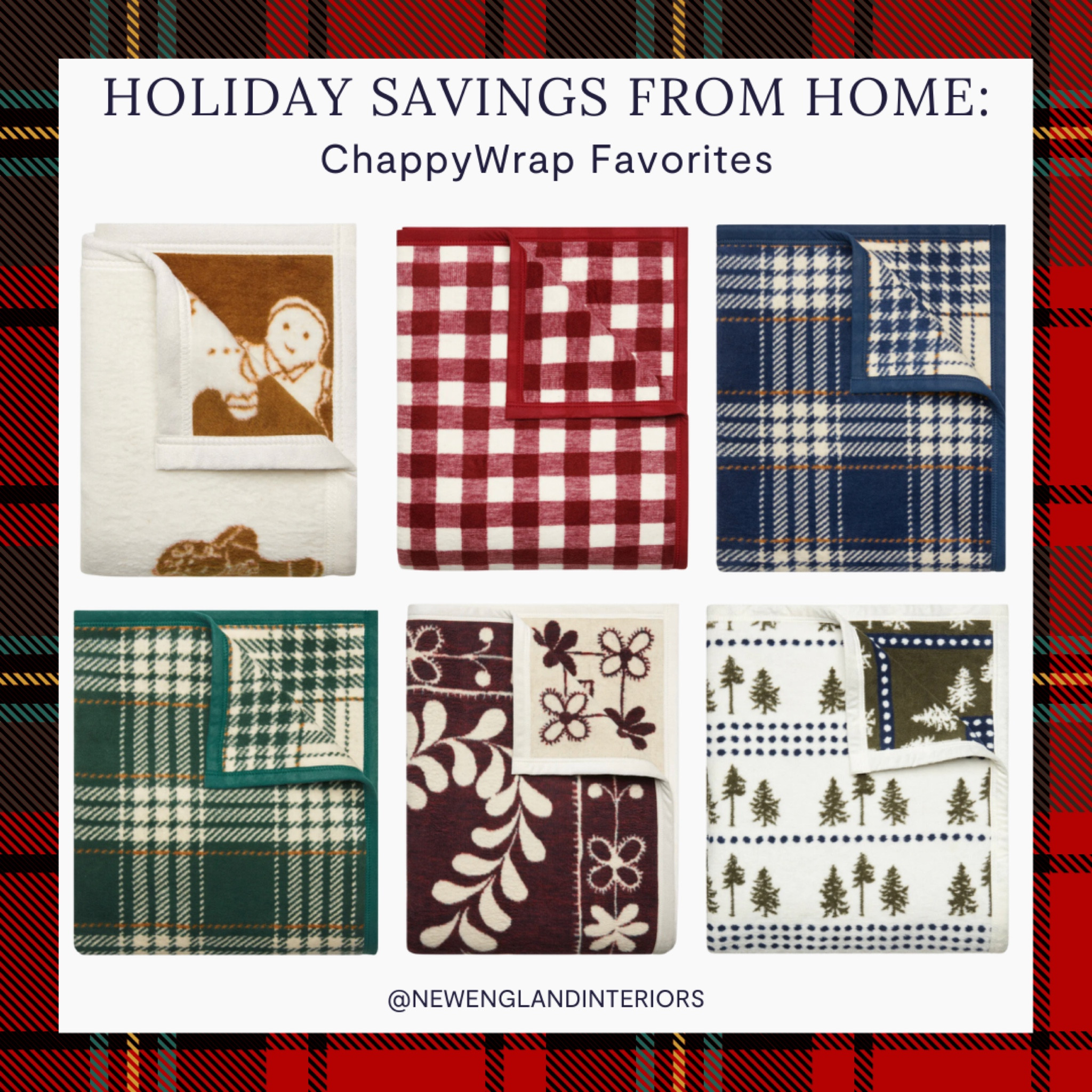 New England Interiors • Holiday Savings From Home: ChappyWrap Favorites 🎁🎄

TO SHOP: Click the link in bio or copy and paste this link in your web browser 

#LTKGiftGuide #LTKHoliday #LTKCyberWeek