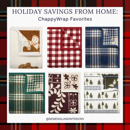 New England Interiors • Holiday Savings From Home: ChappyWrap Favorites 🎁🎄

TO SHOP: Click the link in bio or copy and paste this link in your web browser 

#LTKGiftGuide #LTKHoliday #LTKCyberWeek