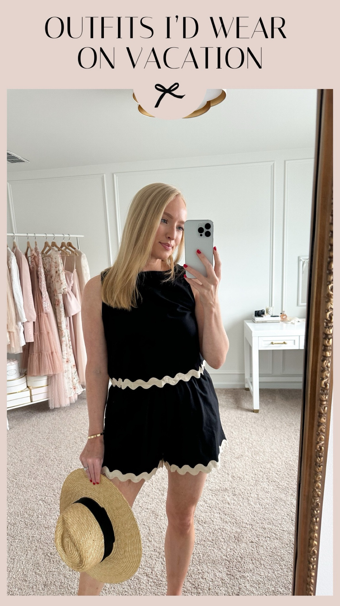 Outfits I’d wear on Vacation- 2 piece set from Petal & Pup is perfect for any upcoming spring or summer trip. I love that the pieces can be worn together or separately. Pair it with sandals or sneakers and this straw hat from Nordstrom  

#LTKstyletip #LTKtravel #LTKSeasonal