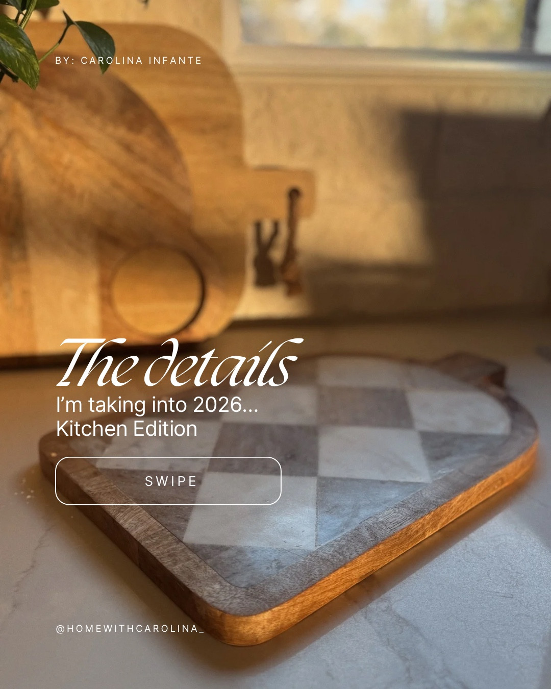 The kitchen details I’m taking into 2026 🤍
Warm wood tones, textured surfaces, statement lighting, and functional pieces that double as decor. Small details that make a kitchen feel elevated and lived-in.

✨ Shop everything linked below- countertop decor, lighting, storage, and everyday kitchen favorites.


#kitchendecor
#kitcheninspo
#modernkitchen
#neutralhome
#homedetails
#interiorinspo
#layeredhome
#cozykitchen
#ltkhome
#ltkfinds
#shopmyhome
#homefinds

#LTKFindsUnder100 #LTKHome